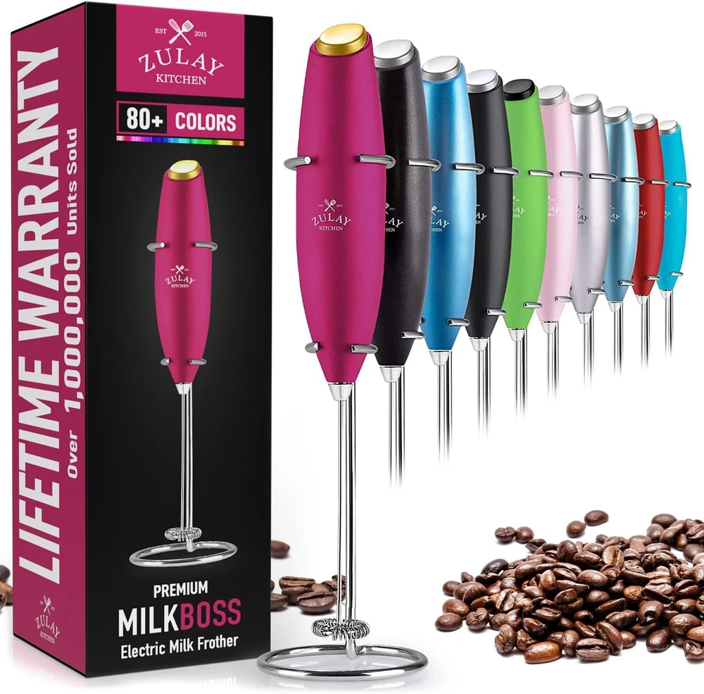 Milk Frother Handheld Foam Maker Whisk Drink Coffee Mixer Milk Mixer Mini Foamer