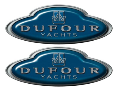 Dufour Yachts Oval Sticker set - Name Plate