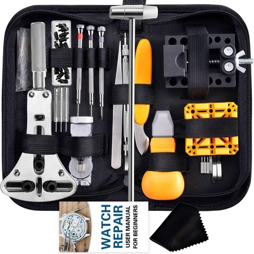 Watch Repair Kit Stainless Steel 187Pcs Durable Tools for Professionals Begin... - Picture 3 of 10