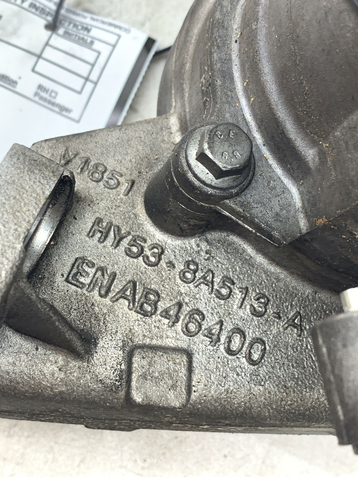 2019 ASTON MARTIN DBS SUPERLEGERRA COOLANT WATER PUMP ASSEMBLY HY53-8K168-AA 15K
