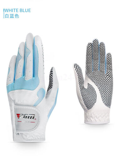 AUS Women's Golf Gloves Microfber Cloth Anti-skid Particles Golf Gloves 1 Pair - Picture 10 of 16