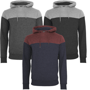 Sweatshirt Kapuze Classics Kapuzenpullover Block Melange Urban Hoody qWPTXpWw