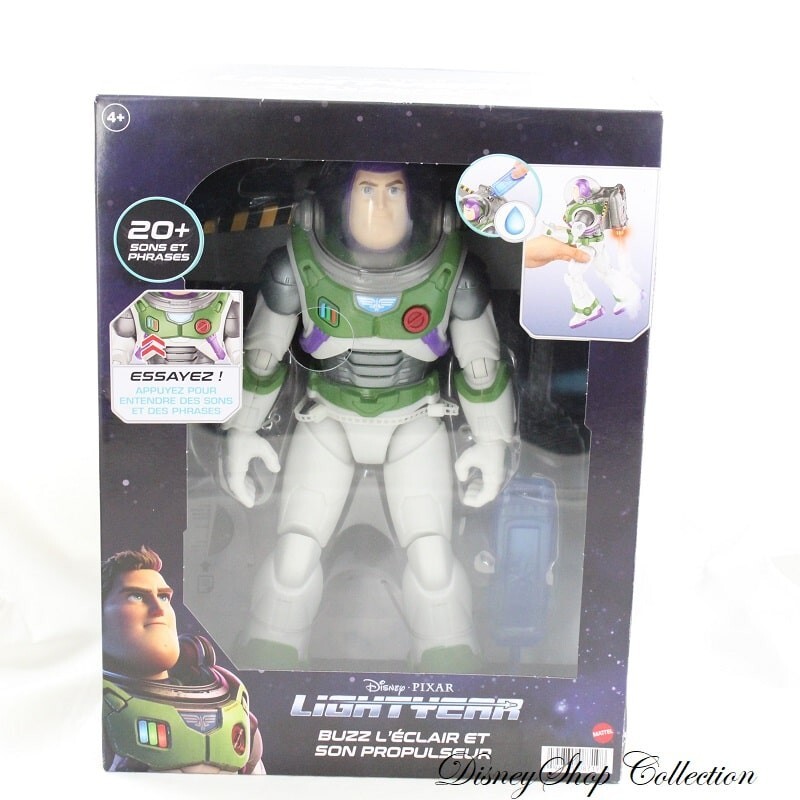 Figurine articulée Buzz l'éclair avec propulseur amovible jouet Disney Mattel