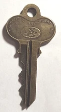 Vintage Key S G Sargent & Greenleaf Inc 022 Phil's 2382 Jerome Ave 571204 2"