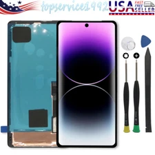 For Google Pixel 7 Pro LCD Touch Screen Assembly Display Replacement Bezel