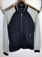 Lululemon Women's Full Zip Sweater/Jacket Braided Back Detail Size 6 Black/Gray