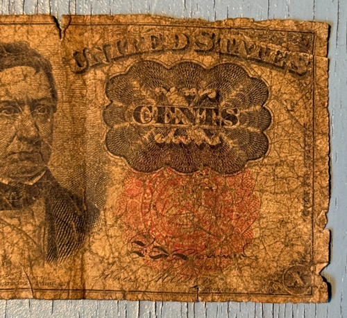 Lot of TWO 1874 10 Cent US Fractional Currency - Picture 9 of 10