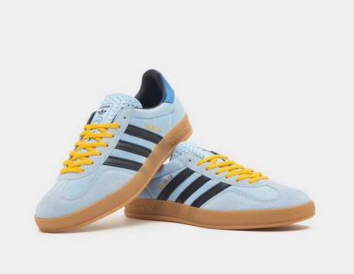 adidas Gazelle Indoor W Blue Black Size UK 6 7 8 9 10 11 12 US New Trainers - 第 1/6 張圖片