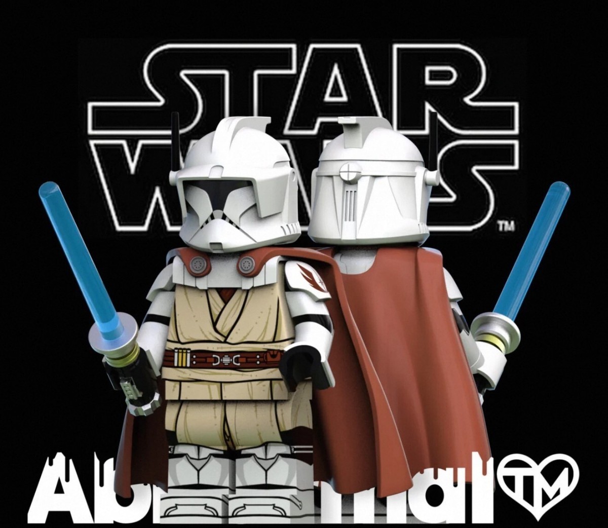 custom 3th party fig figure brick abnormal stars wars Obi