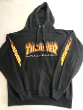 Thrasher Magazine Sweatshirt Mens Medium Jon Lauren Skateboarding Hoodie