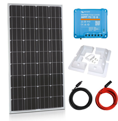 185W VICTRON ENERGY SOLARPANEL KIT MIT 15A BLUETOOTH SMART MPPT CONTROLLER