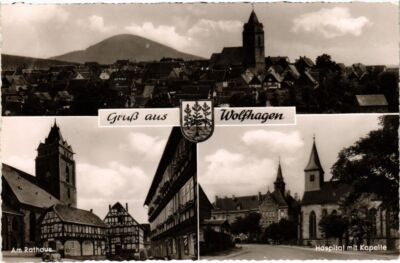 CPA AK Gruss aus Wolfhagen GERMANY (1018556)