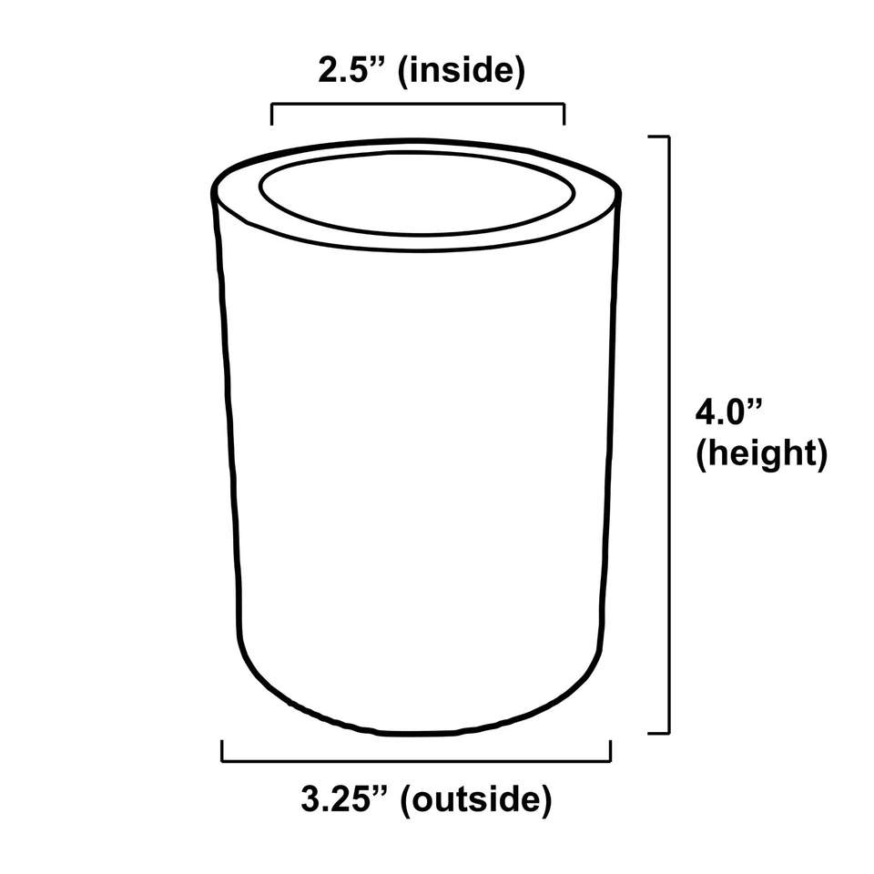 Blank Thick Foam Old School Style Can Coolie: Choose Color and Quantity - Image 4 of 4