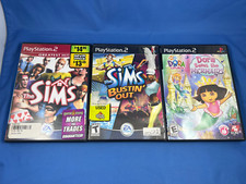 The Sims ~ Bustin' Out ~ Dora Saves The Mermaids ~ Sony PlayStation 2 PS2 Tested