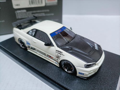 IG 1/43 Nissan Top Secret BNR34 White - Picture 5 of 12