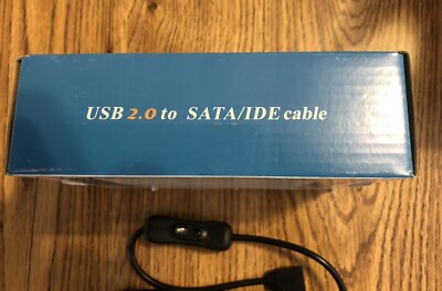USB 2.0 to Sata Ide 2.5'' 3.5'' External Adapter Transfer Cable Kit DvD Hard Disk
