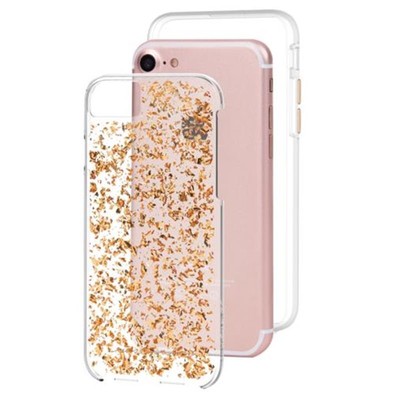 Case-Mate Impact Resistant Karat Case for iPhone 8/7/6/6s - Rose Gold/Clear