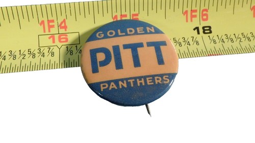 Lot De 6 Boutons Stop N Go Vintage Pittsburgh Panthers - Football Années 70 - Original USA