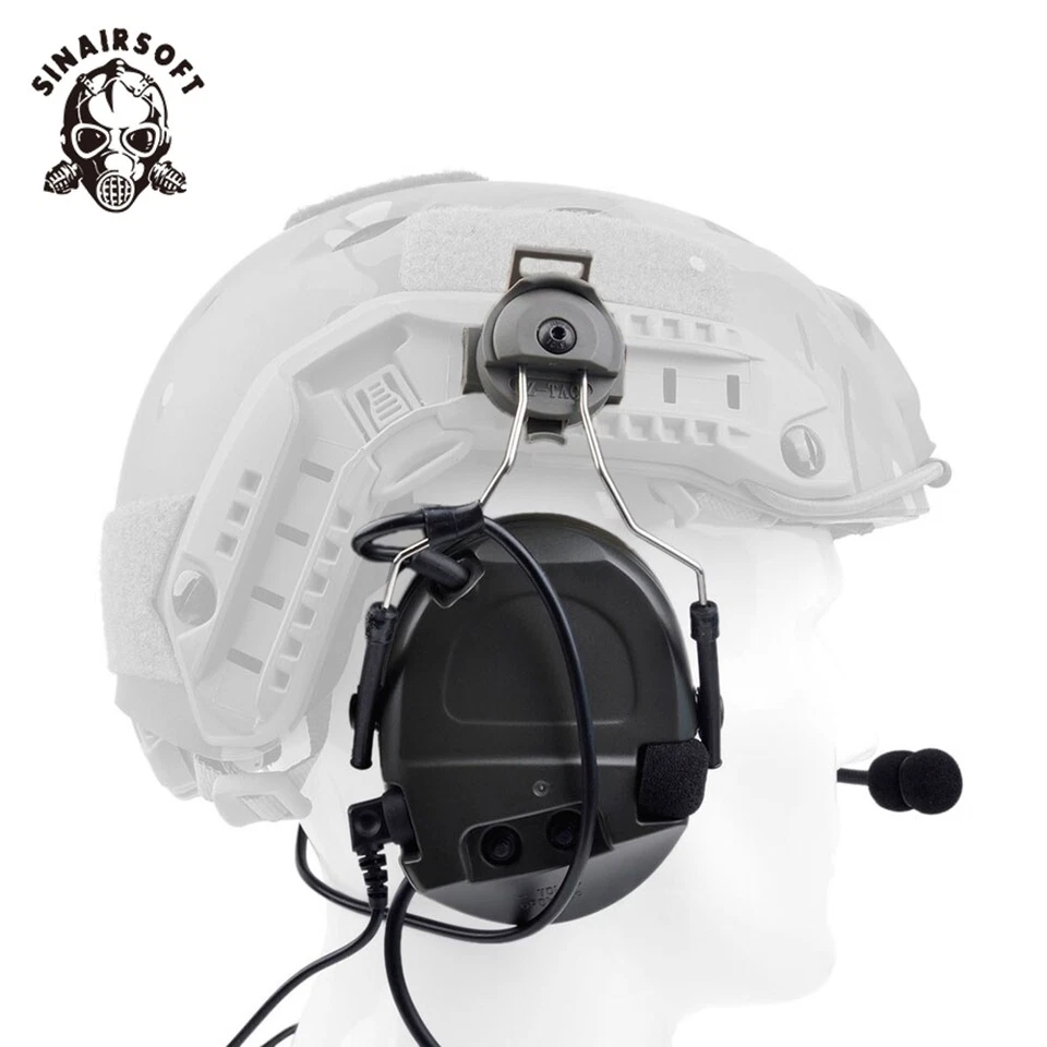 Sinairsoft Z Tactical Comtac I Anti Noise Headset W/Rail Adapter For FAST Helmet - Image 3 of 4