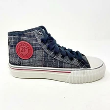PF Flyers Center Hi Reis Grey White Kids Retro Casual Sneakers PK11OH4D