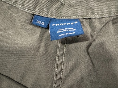 Propper Mens Military Cargo Cropped Pants Mens Camo Cotton Poly Relaxed Sz 2XL - Picture 9 of 13