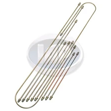 11PC STEEL BRAKE LINE KIT VOLKSWAGEN SUPER BEETLE 1971-1979