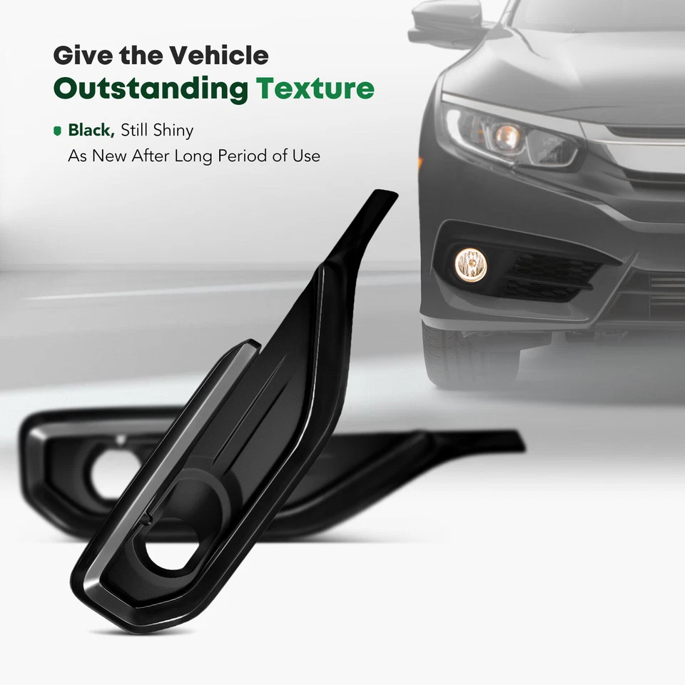 Bisel de luz antiniebla izquierda del conductor delantero para GMC Acadia 2017 2018 2019 84142274 Foto 4 de 4