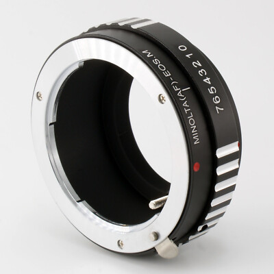 AF-EM Adapter For Sony Alpha Minolta AF MA lens to Canon EOS M M50 EF-M Camera