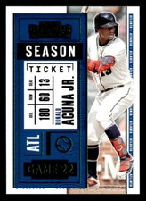 Ronald Acuna Jr. 2020 Panini Contenders  Card #64 Atlanta Braves