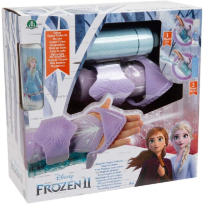 Frozen 2 Queen Elsa Magic Ice Jewel Detail Lace Trim Sleeve New