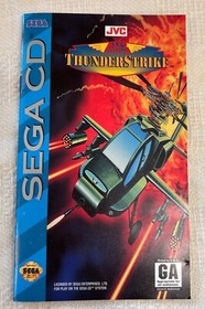 AH-3 Thunderstrike (Sega CD, 1993) Working, Complete in Box