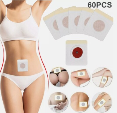 60PCS Slim Patch Weight Loss Slimming Diets Pads Detox Burn Fat Adhesive