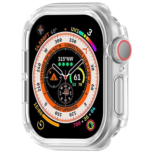 Half-wrapped PC Case Protective Face Cover Bumper for iWatch Series 10 42MM/46MM - Photo 12 sur 27