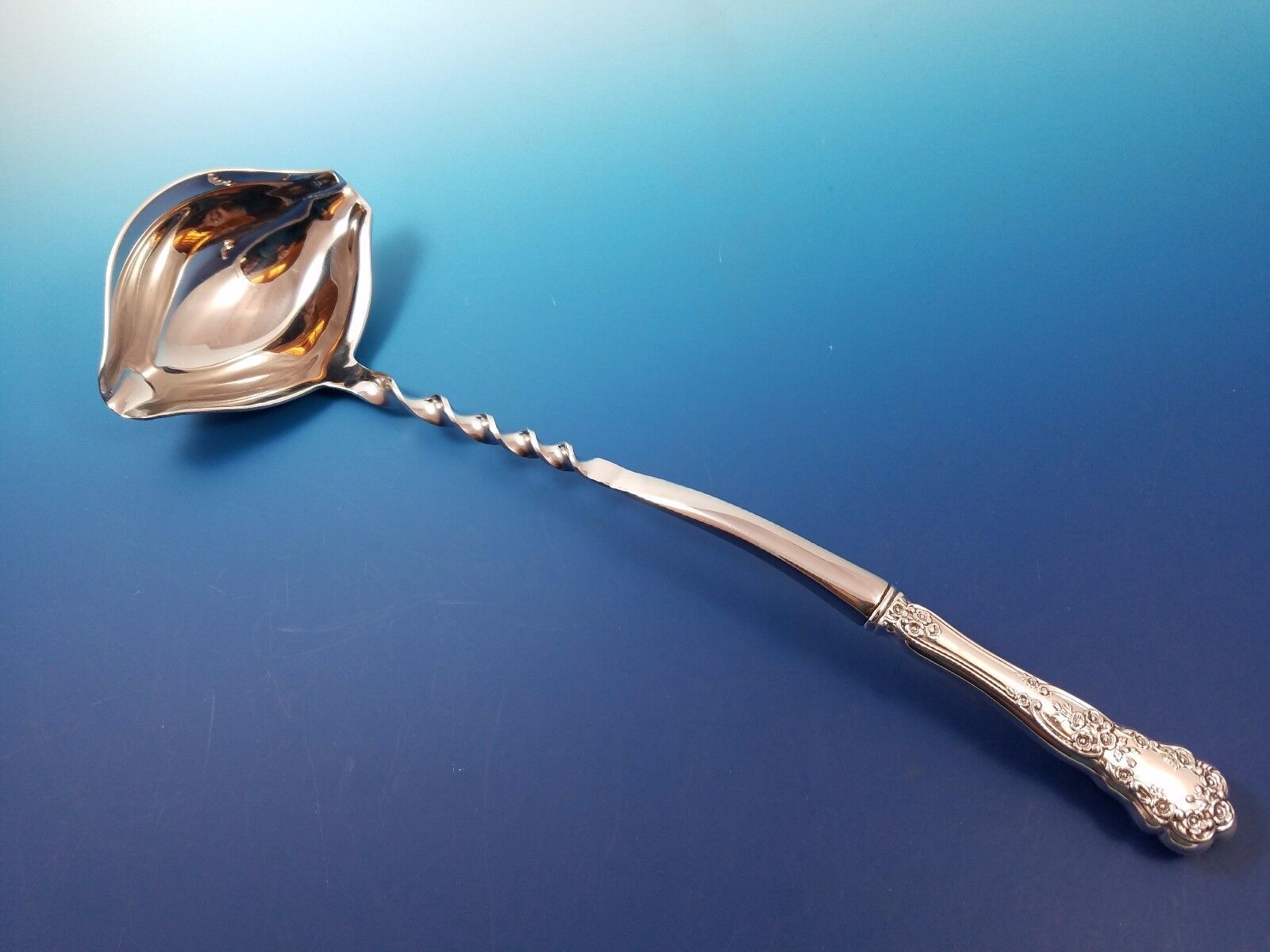 Buttercup by Gorham  Sterling Silver Punch Ladle with Twist Handle Custom Made