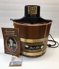 VINTAGE Richmond Cedar Works Frost King 5 Quart Ice Cream Freezer MakerPre-owned