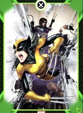 [DIGITAL CARD] Topps Marvel - #2 - X-Collection 21 V1 - X-Men Stylized Green