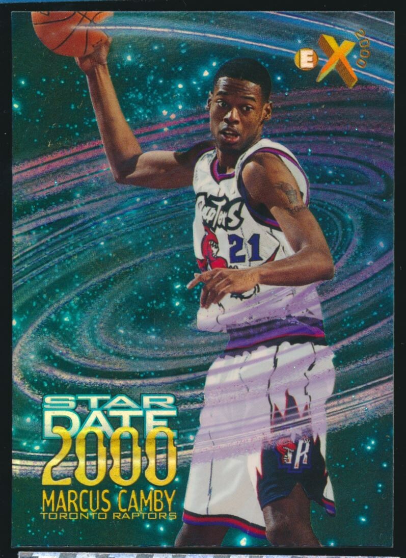 1996-97 E-X2000 Star Date 2000 Marcus Camby G18 Toronto Raptors #4