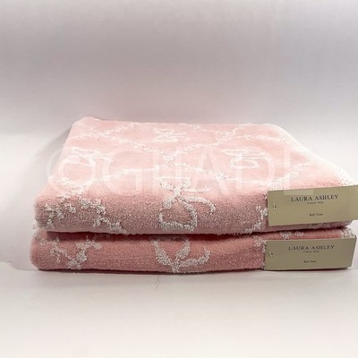 LAURA ASHLEY ピンク タオルケット LAURA ASHLEY ピンク タオルケット LAURA ASHLEY ピンク
