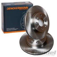 2X Denckermann Bremsscheiben 256Mm BelÜFtet Vorne Passend FüR Hyundai Getz