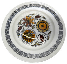 VINTAGE BROADHURST IRONSTONE KATHIE WINKLE CALYPSO MID CENTURY - 24 CM PLATE