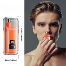 Ear and Nose Hair Trimmer with LED Display USB Rechargeable Water Resistant