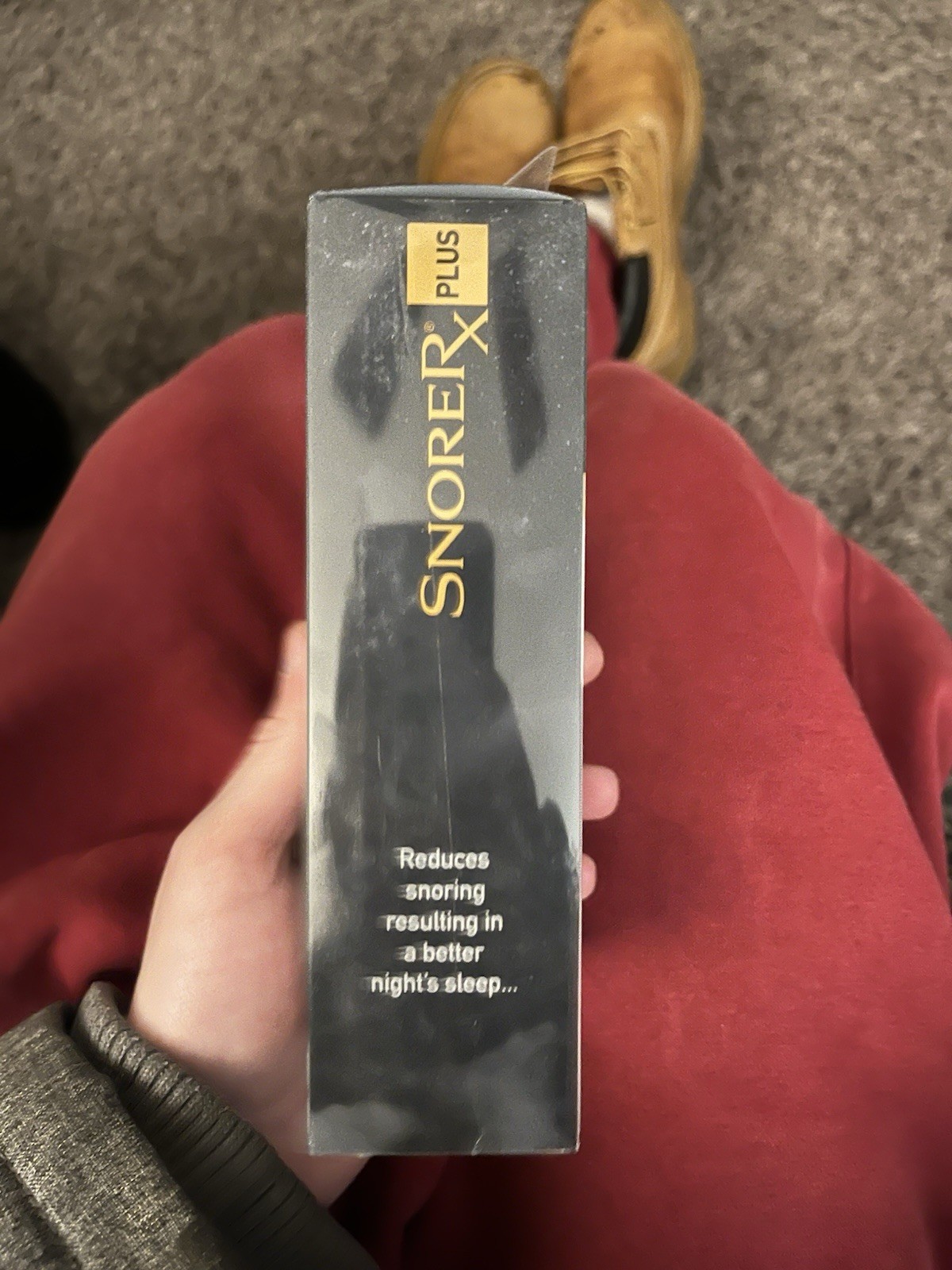 AUTHENTIC SnoreRx PLUS Custom Fit Anti Snore Adjustable Mouthguard Sealed Box 