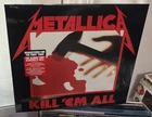 METALLICA "KILL 'EM ALL" LP Remastered Hype Sticker Sealed New