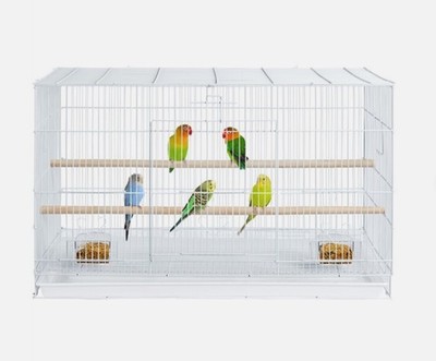 Breiter Flugkäfig Vogelkäfig Brutkäfig Vogelvoliere für Kleintiere Papagei/Wellensittich