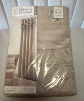 - Catherine Lansfield Fully Lined Curtains, 66x54, BNWT, CG BC5