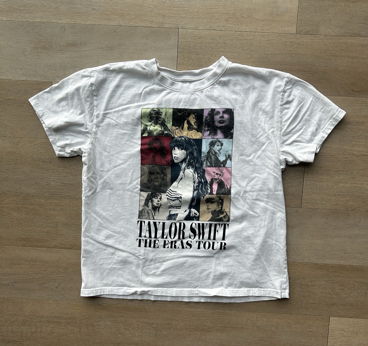 Taylor Swift 2023 THE ERAS TOUR Concert Official Merch White T