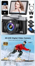 Handheld 4K Ultra HD Video Camera Wi-Fi Auto Focus 16x Optical Zoom