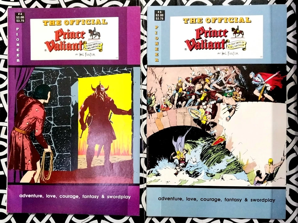 The Official Prince Valiant #4-9 - FN - 1988 - Valiant Comics - Gran conjunto 🔥 Foto 2 de 4