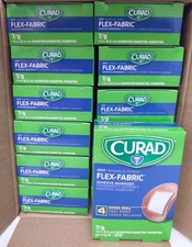CURAD NON25502 Flex Fabric Spot Adhesive Bandages 7/8” (2.2cm)  (CASE of 1200)
