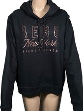 Aeropostale Womens XXL Hoodie Sweatshirt Pullover Graphic Logo Outerwear New